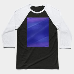 Abstract Blue Violet Pattern Baseball T-Shirt